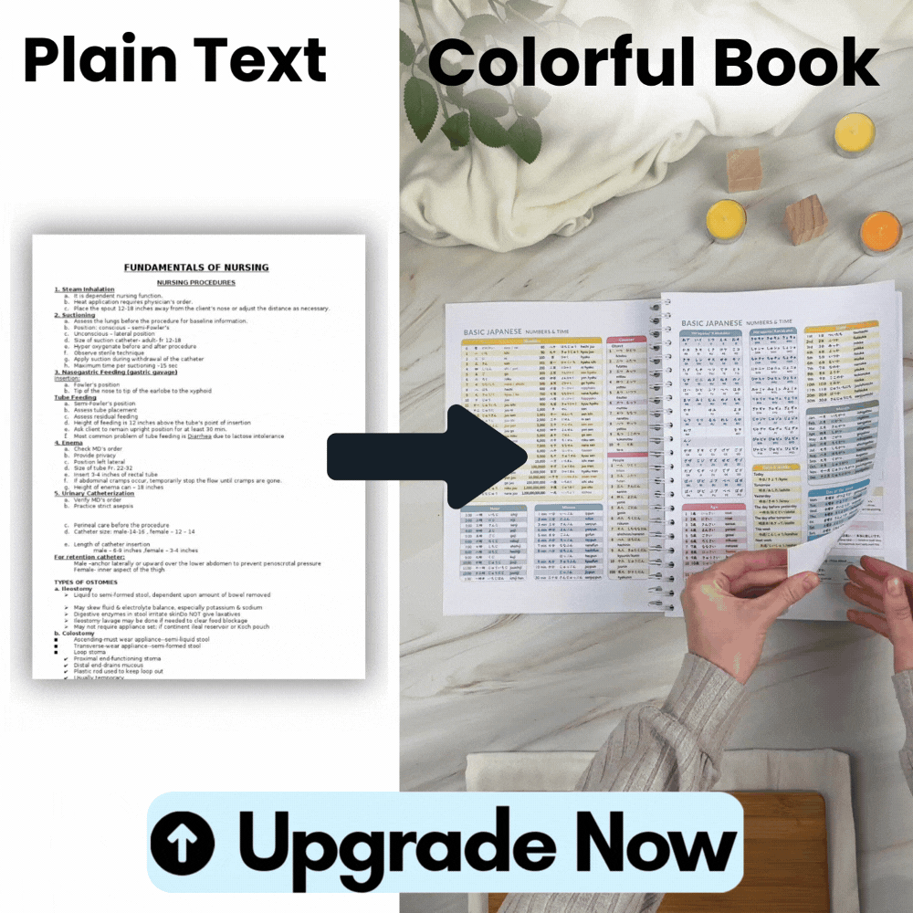 Upgrade From Advanced Black And White Notes To 10.000+ Colorful Beginner Friendly Japanese Notes